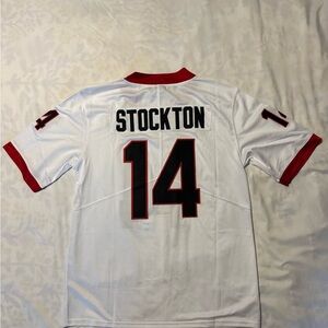 Georgia Bulldogs #14 Gunner Stockton Football Jersey
